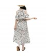 Floral Girls Off Shoulder Chiffon Dress For 6-15Y