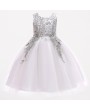 Flower Girls Dresses Kids Wedding Tulle Dress For 3Y-13Y