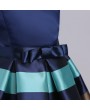 Striped Toddler Girls Kids Princess Party Dresses Formal Dress Ball Gown For 3Y-10Y