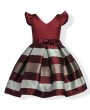 Striped Toddler Girls Kids Princess Party Dresses Formal Dress Ball Gown For 3Y-10Y