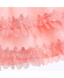 Diamond Toddler Girls Flower Appliques Lace Wedding Princess Dress For 4Y-13Y