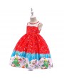 Girls Dress Christmas Eve Xmas Snow Holiday Party Dresses For 3Y-13Y