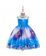 Girls Dress Christmas Eve Xmas Snow Holiday Party Dresses For 3Y-13Y