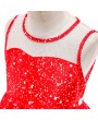 Girls Dress Christmas Eve Xmas Snow Holiday Party Dresses For 3Y-13Y