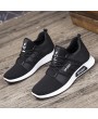 Men Mesh Breathable Lace Up Soft Sole Sport Running Sneakers