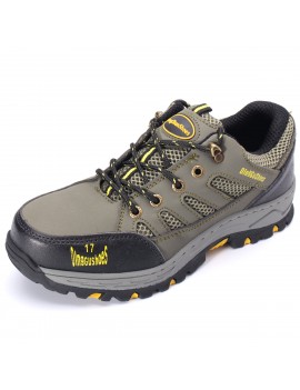 Men Safety Anti Smashing Puncture Proof Outdoor Work Shoes