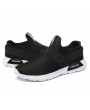 Men Mesh Elastic Slip On Soft Running Sneakers Casual Walking Shoes