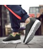 Large Size Men Microfiber Leather Running Sneakers