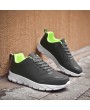 Large Size Men Microfiber Leather Running Sneakers