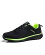 Men Knitted Fabric Comfy Lace Up Sport Running Sneakers