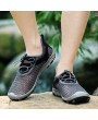 Men Lycra Mesh Bungee Closure Water Friendly Outdoor Casaul Shoes