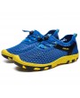 Men Lycra Mesh Bungee Closure Water Friendly Outdoor Casaul Shoes