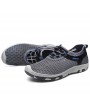 Men Lycra Mesh Bungee Closure Water Friendly Outdoor Casaul Shoes