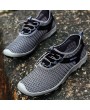 Men Lycra Mesh Bungee Closure Water Friendly Outdoor Casaul Shoes