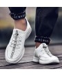 Men Hollow Out Breatnable Lace Up Casual Running Sneakers