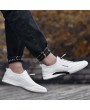 Men Hollow Out Breatnable Lace Up Casual Running Sneakers