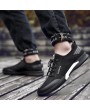 Men Hollow Out Breatnable Lace Up Casual Running Sneakers