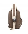 Men Canvas Multi-pocket Laptop Bag Casual Shoulder Bags Chest Bags