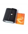 Portable Genuine Leather Card Holder 26 Card Slots Wallet For Women Men Unisex