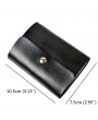 Portable Genuine Leather Card Holder 26 Card Slots Wallet For Women Men Unisex