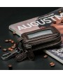 PU Leather Solid Casual Vintage Key Bag Key Case Wallet For Men