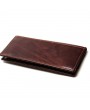 Men RFID Anti-magnetic Genuine Leather Long Wallet Card Holder Phone Bag