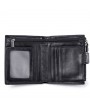 Men Genuine Leather Card Slots Wallet Zipper & Hasp Short Wallet Vintage