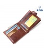 RFID Antimagnetic Genuine Leather 12 Card Slots Wallet Card Holder For Men