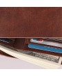 RFID Antimagnetic Genuine Leather 12 Card Slots Wallet Card Holder For Men