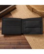 Vintage Genuine Leather 10 Card Slots Driver License Holder Trifold Wallet For Men