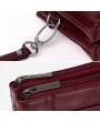 Men Genuine Leather Multi-function Wallet Card Holder 5.5 Inch Phone Bag