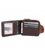 Vintage Genuine Leather Business Casual Multi-slots Trifold Wallet For Men