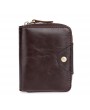 Vintage Genuine Leather Business Casual Multi-slots Trifold Wallet For Men