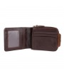 Vintage Genuine Leather Business Casual Multi-slots Trifold Wallet For Men