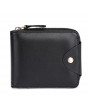 Vintage Genuine Leather Business Casual Multi-slots Trifold Wallet For Men