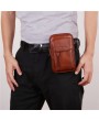 Genuine Leather Multi-functional 6/7 Inches Phone Bag Waist Bag Crossbody Bag For Men