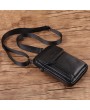 Genuine Leather Multi-functional 6/7 Inches Phone Bag Waist Bag Crossbody Bag For Men