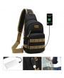 Men Leisure Waterproof Outdoor Sport Chest Bag Crossbody Bag