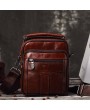 Men Cowhide Messenger Bag Handbag Wasit Bag Small Crossbody Bag