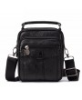 Men Cowhide Messenger Bag Handbag Wasit Bag Small Crossbody Bag