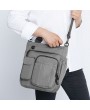 Men Nylon Lightweight Large Capacity Multi-function Crossbody Bag Waterproof Travel Shoulder Bag