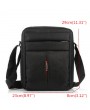 Men Business Briefcase Messenger Shoulder Bag Durable Nylon Crossbody Bag