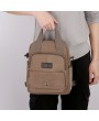 Vintage Canvas Multi-functional Handbag Crossbody Bag Backpack For Men