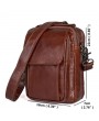 Genuine Leather Casual Multi-pockets Shoulder Crossbody Bag For Men