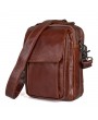 Genuine Leather Casual Multi-pockets Shoulder Crossbody Bag For Men