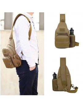 Outdoor Waterproof Nylon Tactical Crossbody Bag Lightweight Sport Chest Bag For Men