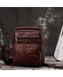 Men Genuine Leather Vintage Messenger Bag Casual Shoulder Bag Wasit Bag