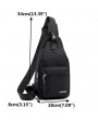 Men Nylon Waterproof Chest Bag Crossbody Bag