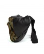 Vintage Genuine Leather Camouflage Sling Bag Waist Bag Chest Bag Crossbody Bag For Men