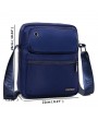 Men Nylon Large Capacity Waterproof Multi-pocket Shoulder Bag Crossbody Bag